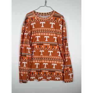 Tennessee Volunteers Tacky Ugly Sweater Holiday Men's Pajama size Large‎